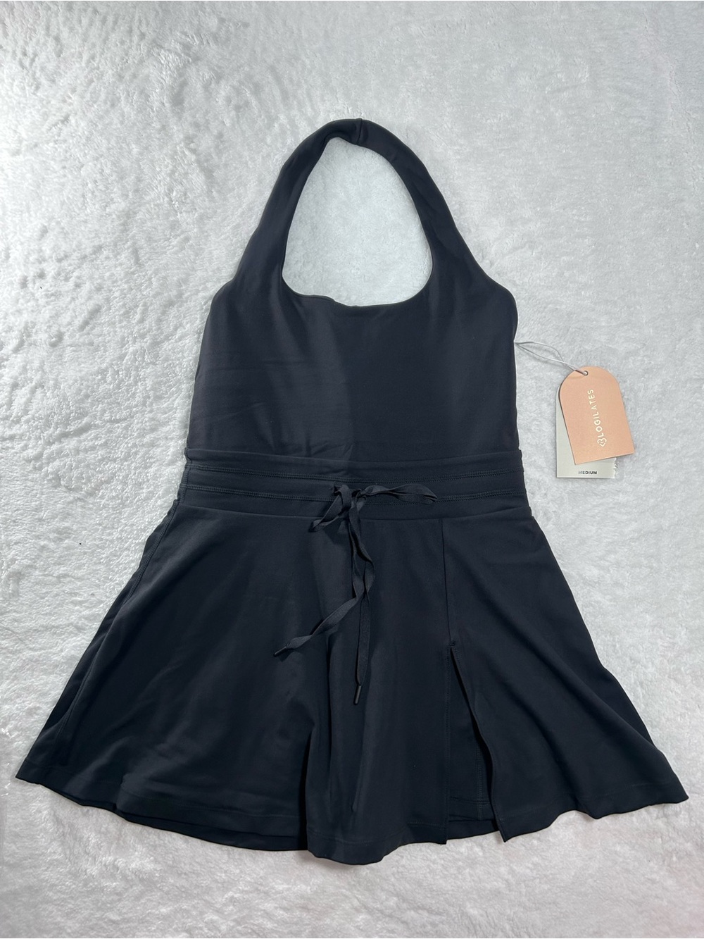 NWT M Blogilates Game Set Match Dress - Skort Built in Shorts - Athletic - Black - Picture 6 of 14